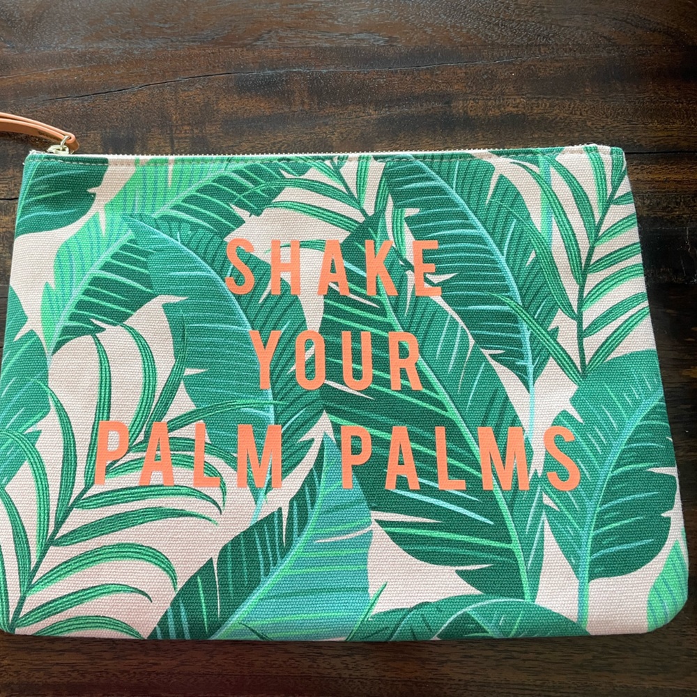 Stella & Dot Shake Your Palm Trees Brand New Pouch